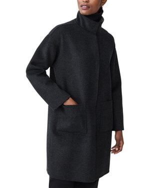 J.McLaughlin J. Mclaughlin Lyons Wool-Blend Coat - Black