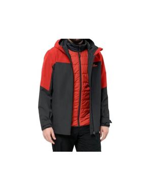 Jack Wolfskin Glaabach 3-In-1 Jacket - Black