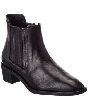 Aquatalia Carmie Weatherproof Leather Bootie - Black
