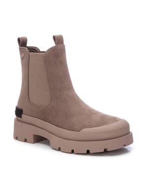 Xti Suede Ankle Booties By - Brown
