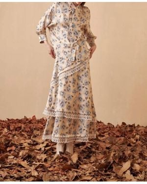 Celiab Vibrancy Button Front Top - Brown