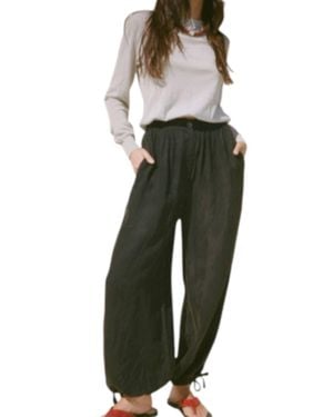 Ciao Lucia Vera Cotton Pants - Black
