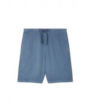 Save Khaki Triple Gauze Cozy Short - Blue