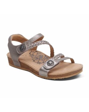 Aetrex Jillian Sandal - Metallic