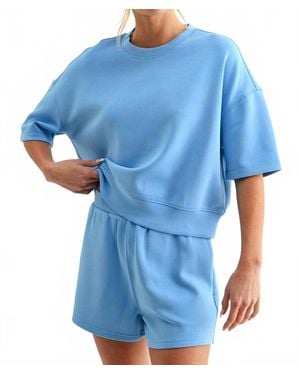 Mono B Laguna Scuba Weekender Lounge Set - Blue