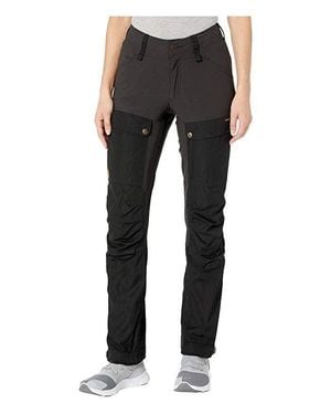 Fjallraven Keb Pant Tapered Leg Curved Trouser Performance Ddr404 - Black
