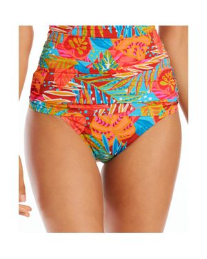 Bleu Rod Beattie Printed Bikini Swim Bottom Separates - Orange