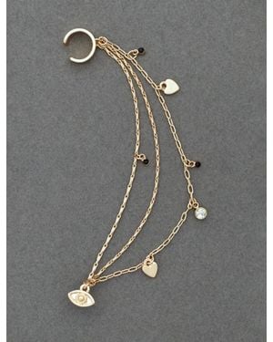 Lucky Brand Celestial Ear Cuff Chain - Gray
