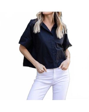 Parentesi Antibes Short Sleeve Shirt - Blue