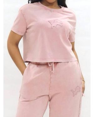 Pro Standard Classic Enzyme Wash Boxy Tee - Pink