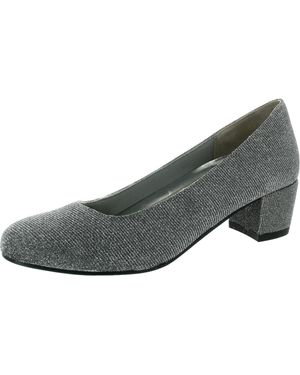 David Tate Shimmer Made Pumps - Gray