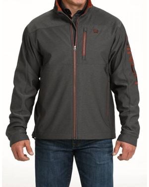 Cinch Color Pop Logo Bonded Softshell Jacket - Black
