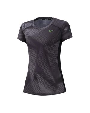 Mizuno Dryaeroflow Graphic Tee - Black