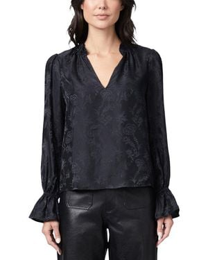 PAIGE Laurin Blouse - Black