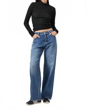 Rolla's Kate Mid Rise Baggy Jean - Blue