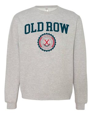 Old Row Tailgate Badge Crewneck Sweatshirt - Gray