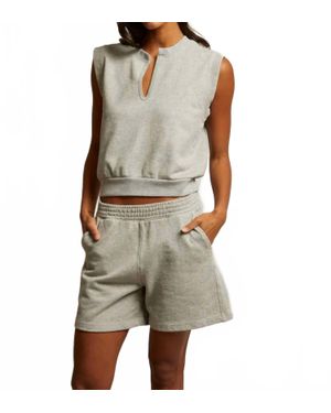 PERFECTWHITETEE French Terry Sweatshort - Natural