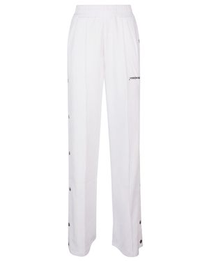 hinnominate Track Pant Cotton Blend Sweatpants - White