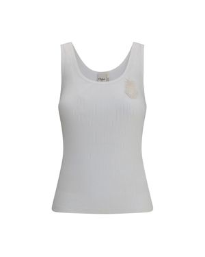 Chloé Cotton Top - Gray