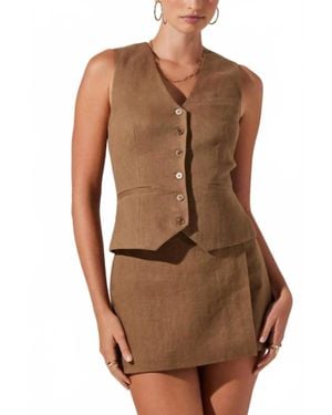 Astr Kaiko Vest - Brown