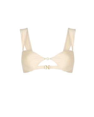 Neoblu Flora Balconette Bikini Top - White