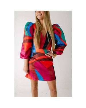 Alden Adair Bridgette Dress - Red