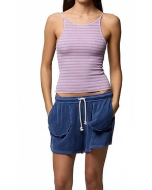 Asher Tiana High Neck Tank - Blue