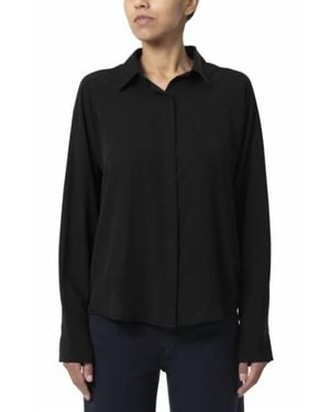 Mavi Long Sleeve Tencel Shirt - Black