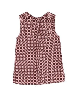 Marni Patterned Sleeveless Blouse - Red