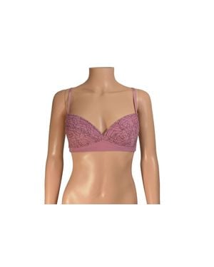 La Perla Adjustable Strap Underwiredbfloral Padded Bra - Black