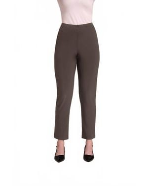 Sympli Narrow Pant Midi - Brown