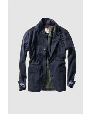 Relwen Moleskin Trap Blazer - Blue