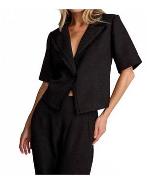Sundays Dylan Luxe Boucle Blazer - Black