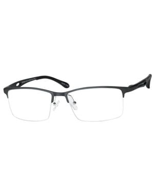 Haggar Hac112 Rectangle Eyeglasses - Black