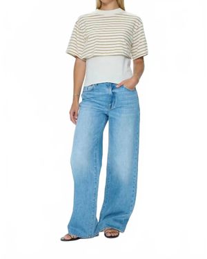 Pistola Camryn Boxy Tee - Blue