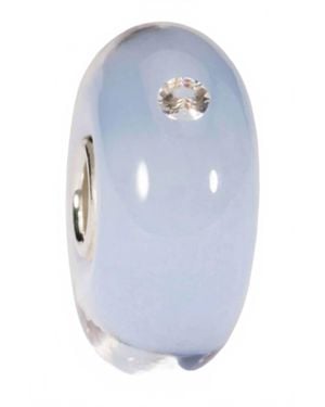 Trollbeads Baby Boy Glass Bead Charm - Blue
