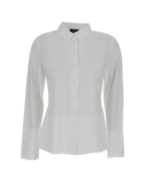 Irie Structured Button-Down Shirt With Crisp Finish - Gray