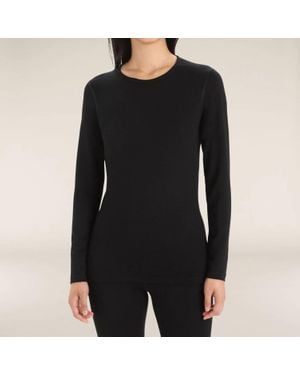 Icebreaker Merino Wool Thermal Top - Black