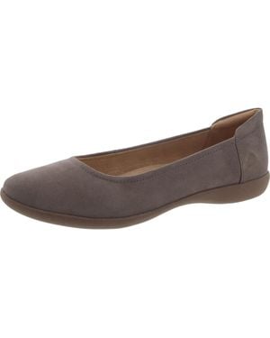 Naturalizer Flexy Round Toe Ballet Flats - Brown