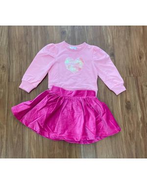 Lulu Bebe Girl's Lily Long Sleeve Shirt - Pink