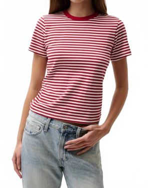 Pistola Alba Shrunken Tee - Red