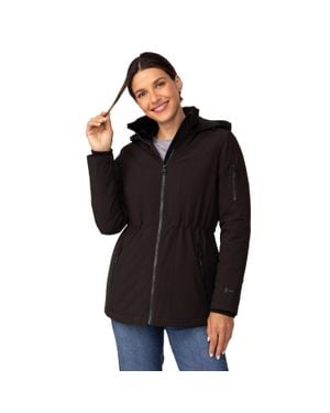 Free Country Thermo Super Softshell Zip Up Jacket - Black