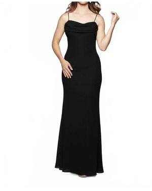 Milano Formals Flowing Muse Maxi Dress - Black