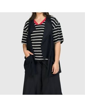 Alembika Tekbika Gabrielle Relaxed Vest - Black