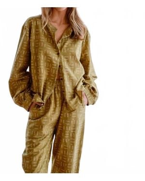 Maelu Twiggy Alys Blouse - Green