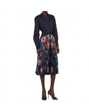 Saloni Dhyani Midi Dress - Blue
