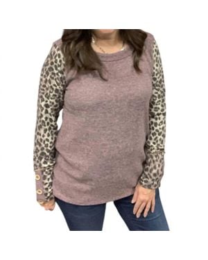Bibi Knitted Top - Brown