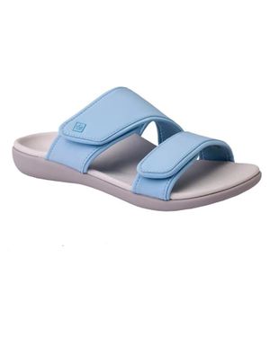 Spenco Kholo Nuevo Slide Hook & Loop Adjustable Sandals Jzz1136 - Blue