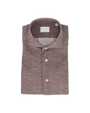 Xacus Checkered Shirt - Brown