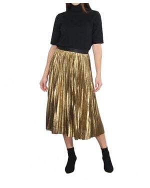 Zero Degrees Celsius Pleated Skirt - Metallic